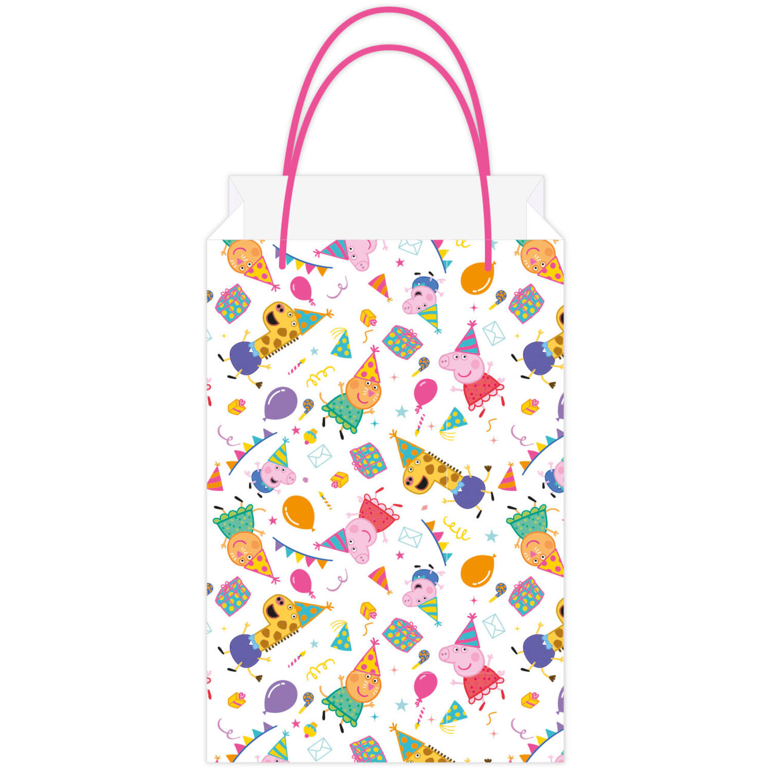 8 Lootbags Peppa Pig Paper 12,7 cm x 21,5 cm
