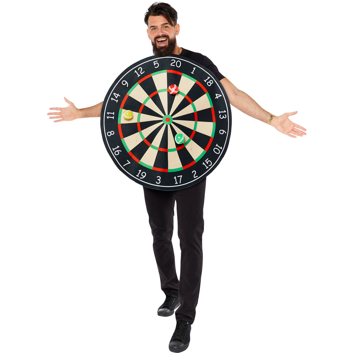 Adult Costume Dartboard Tabard Size Standard