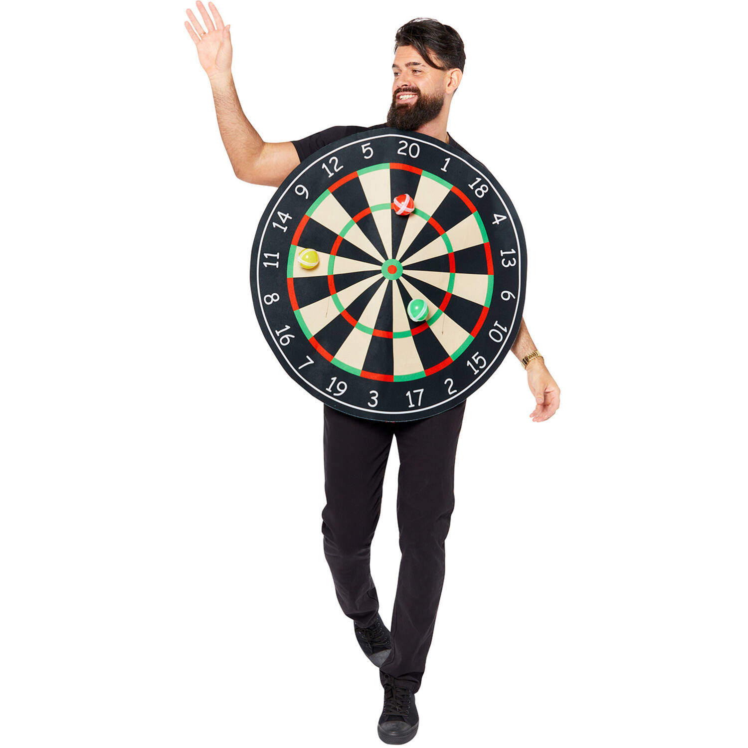 Adult Costume Dartboard Tabard Size Standard