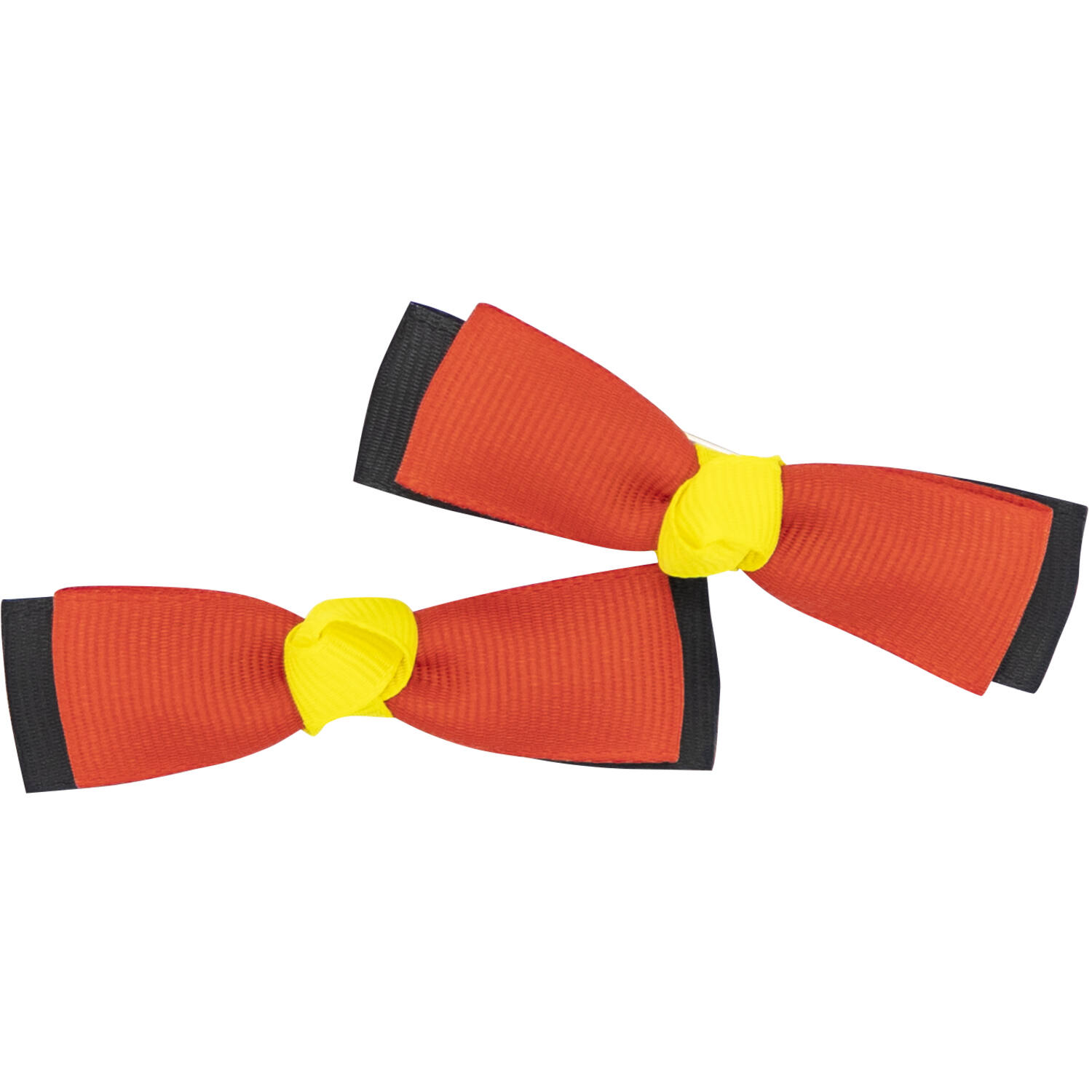 2 Hair Clips All Over Germany Fabric 8 cm x 2 cm