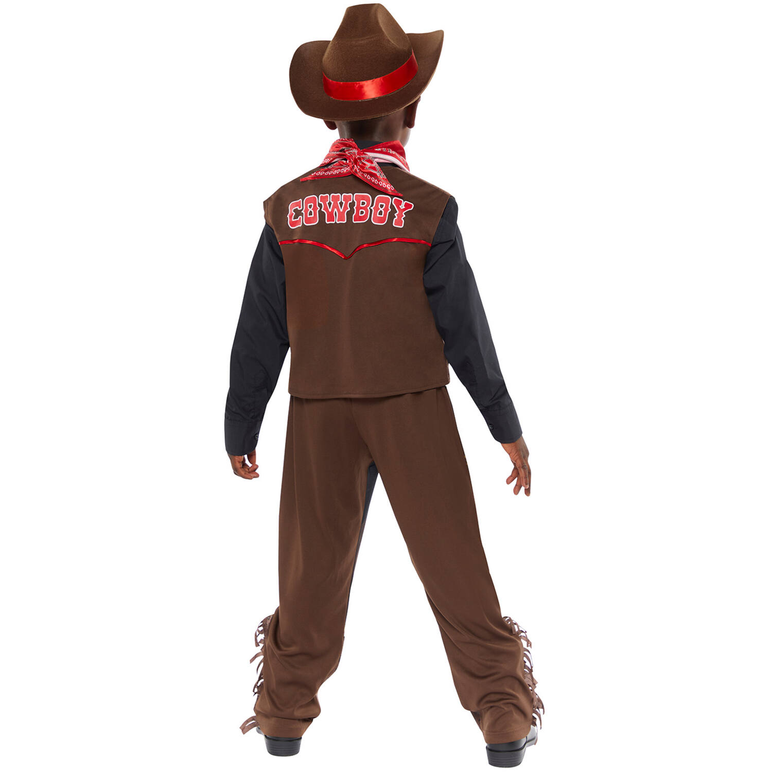 Child Costume Western Cowboy - Boys 6-8 Years