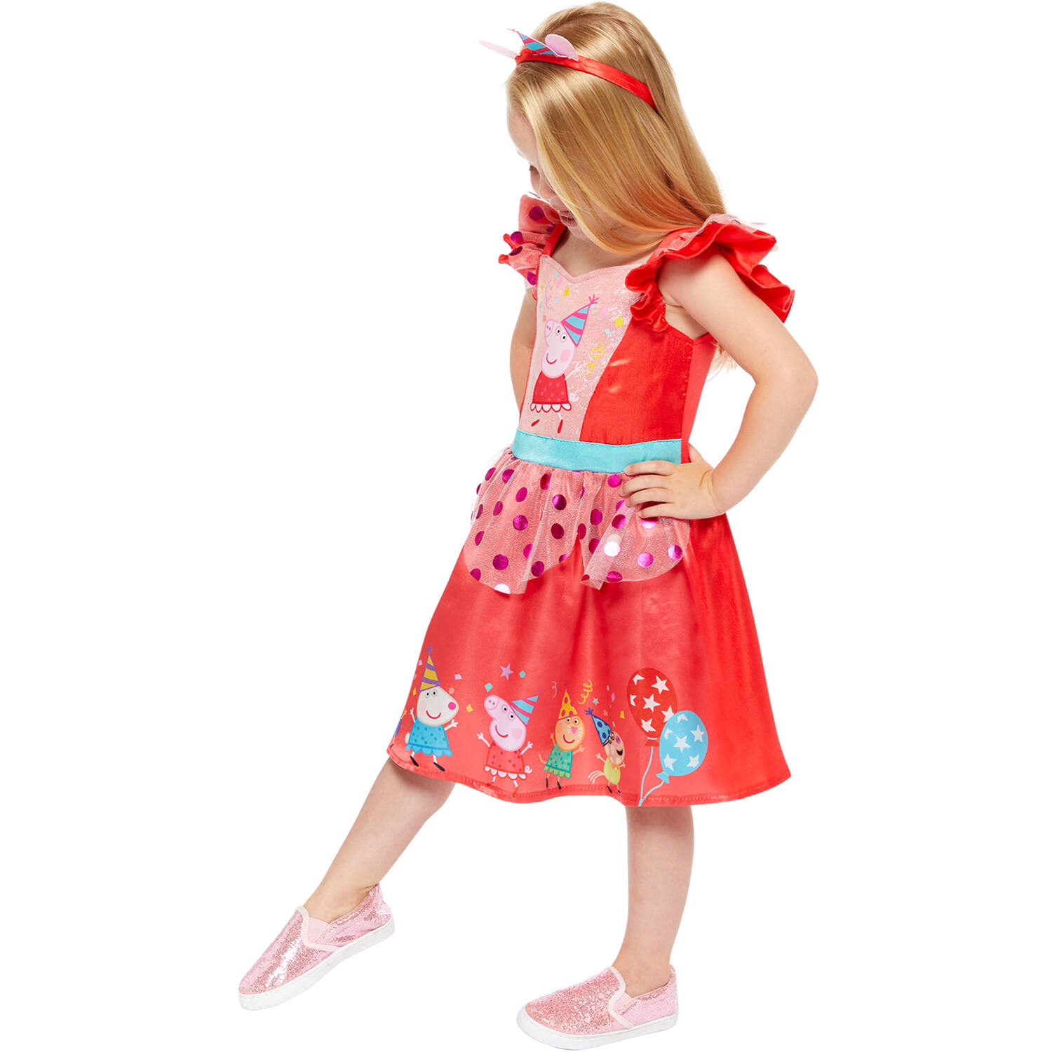 Child Costume Peppa Pig Party Dress 2-3 Years