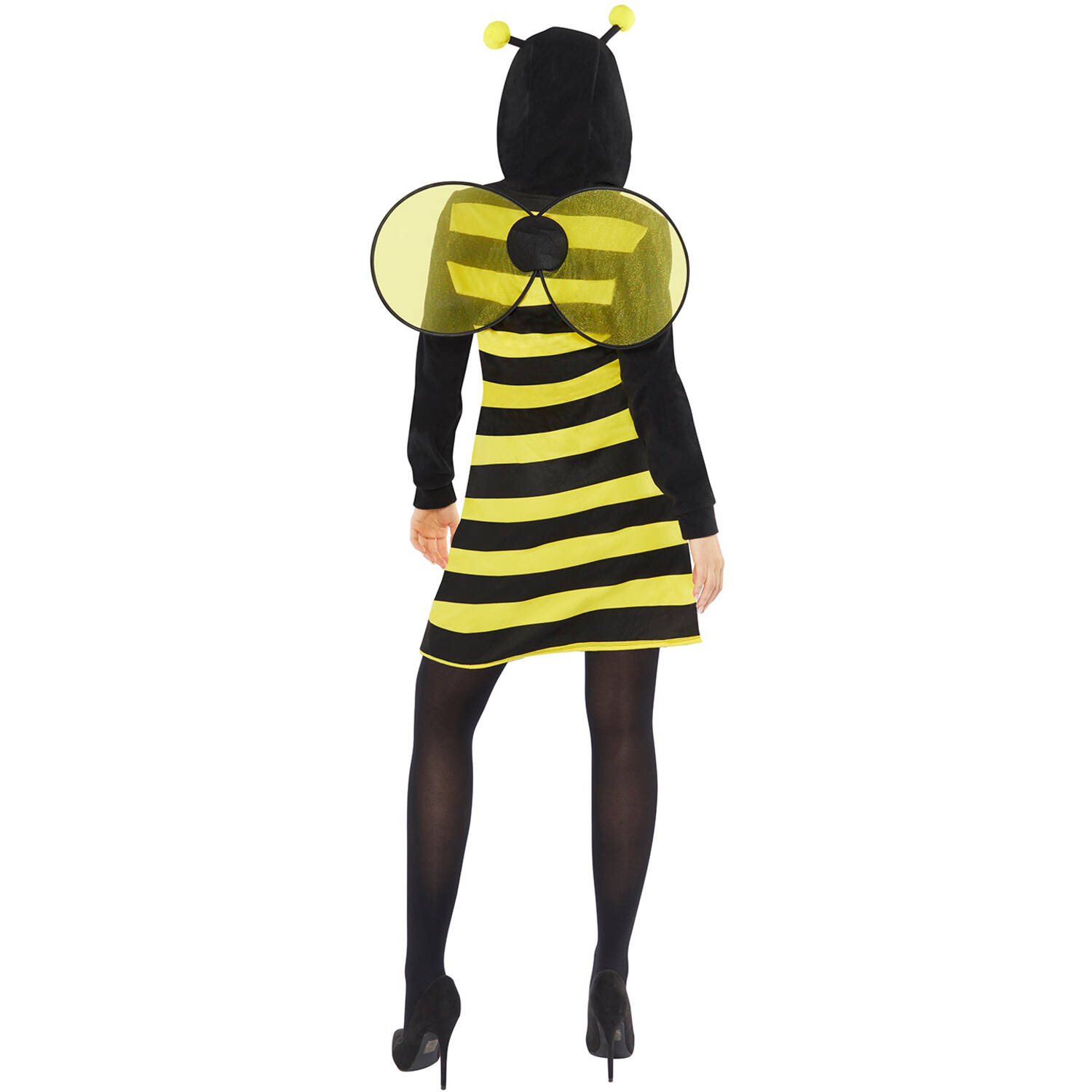 Adult Costume Bee Fleece Dress - Ladies Size S/M