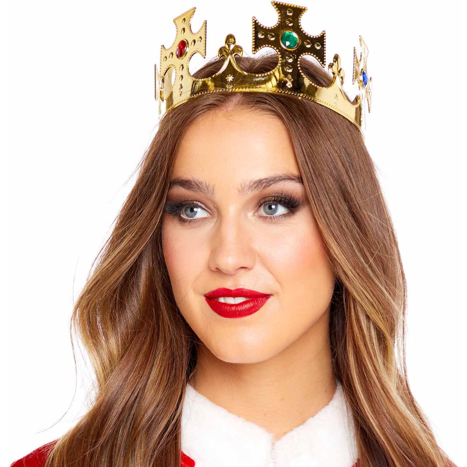 Plastic Crown Gold - Flat Pack One size