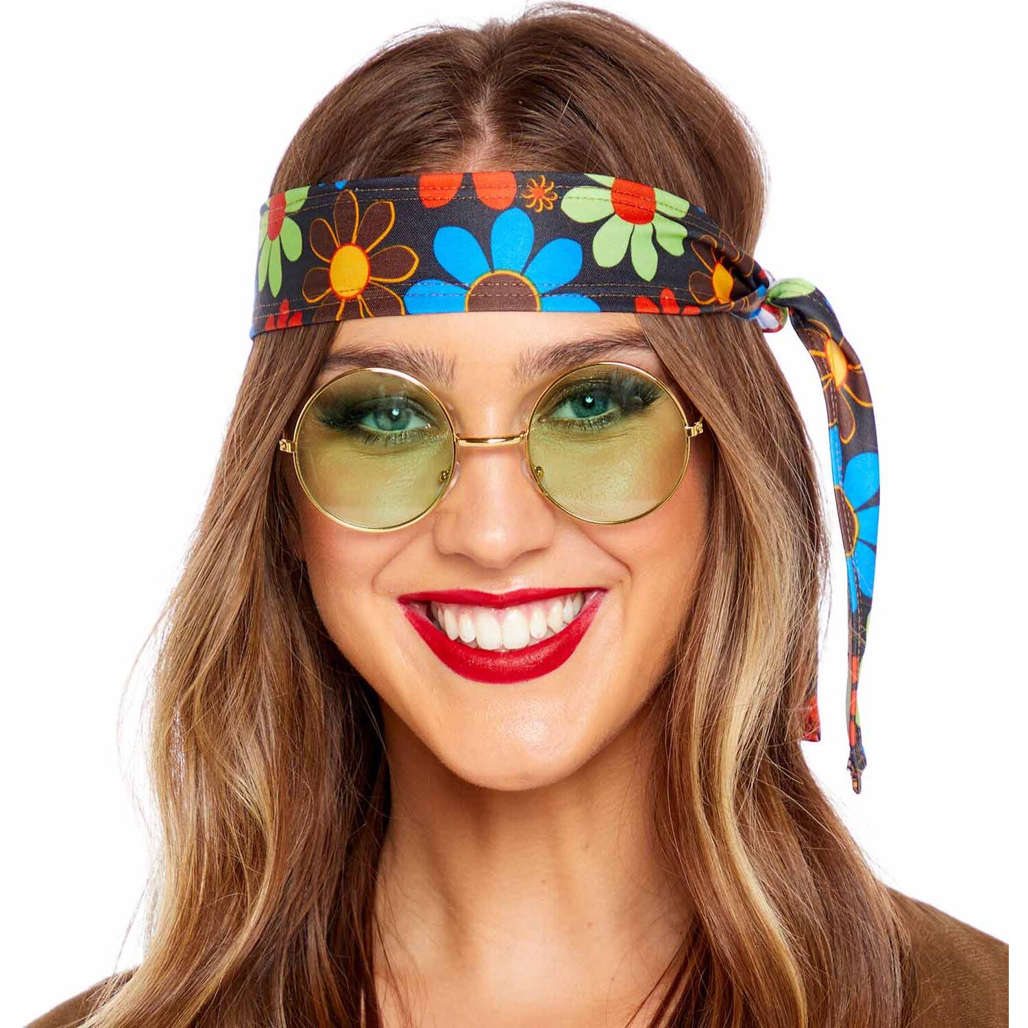 Hippie Glasses Green One size