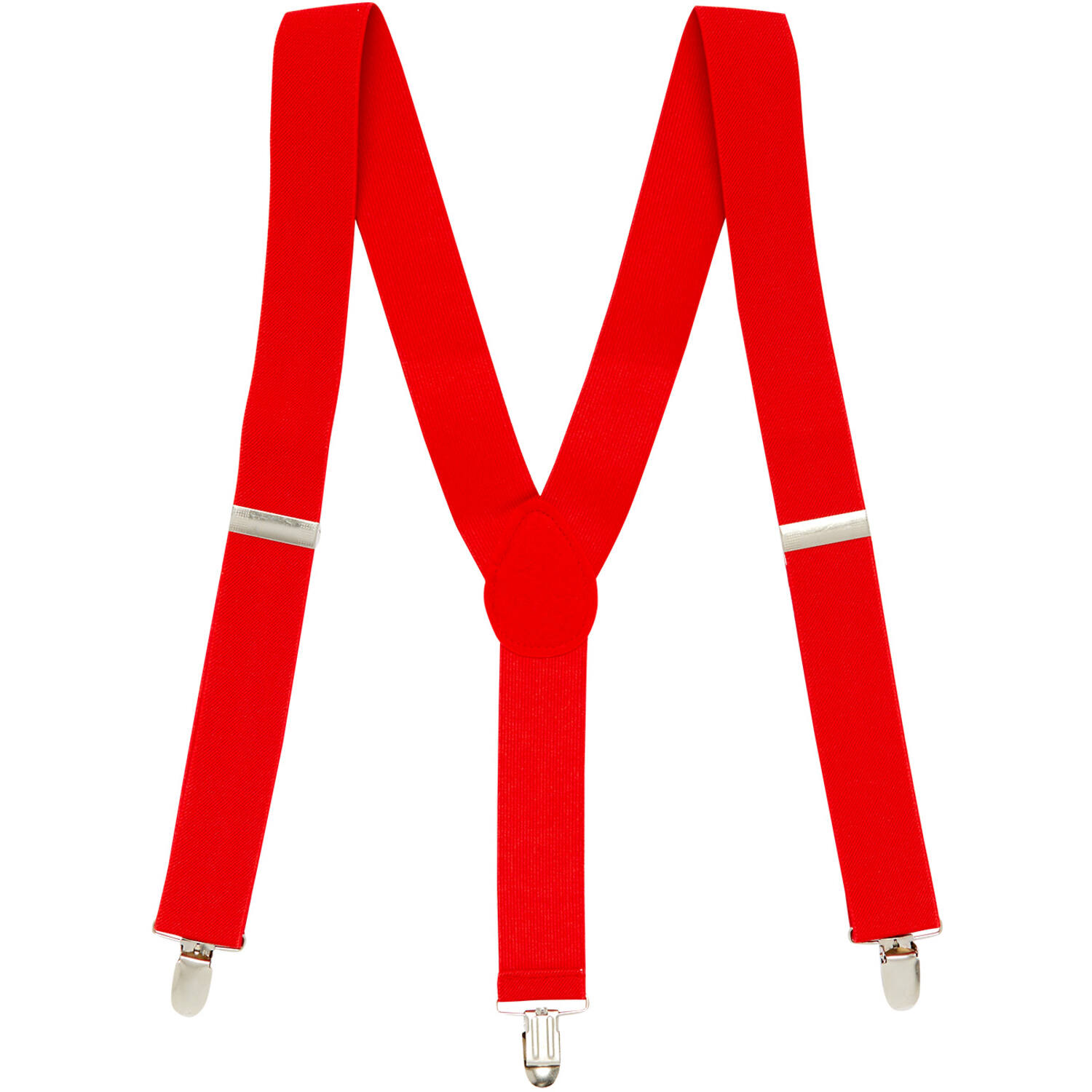 Suspender Braces - Red 2.5cm Adult One size