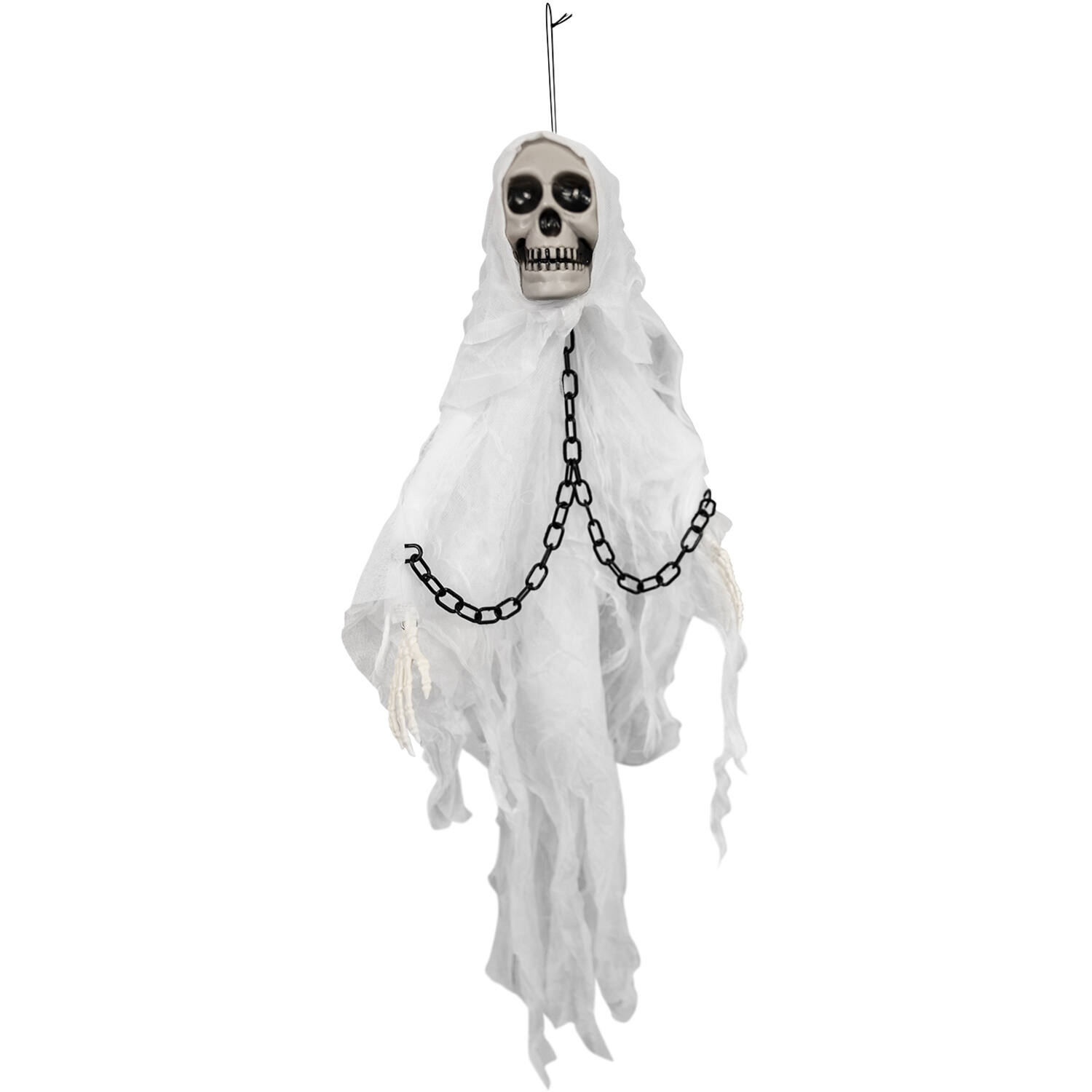 Animatronic Hanging Mini Ghoul White 60 cm x 9 cm x 80 cm