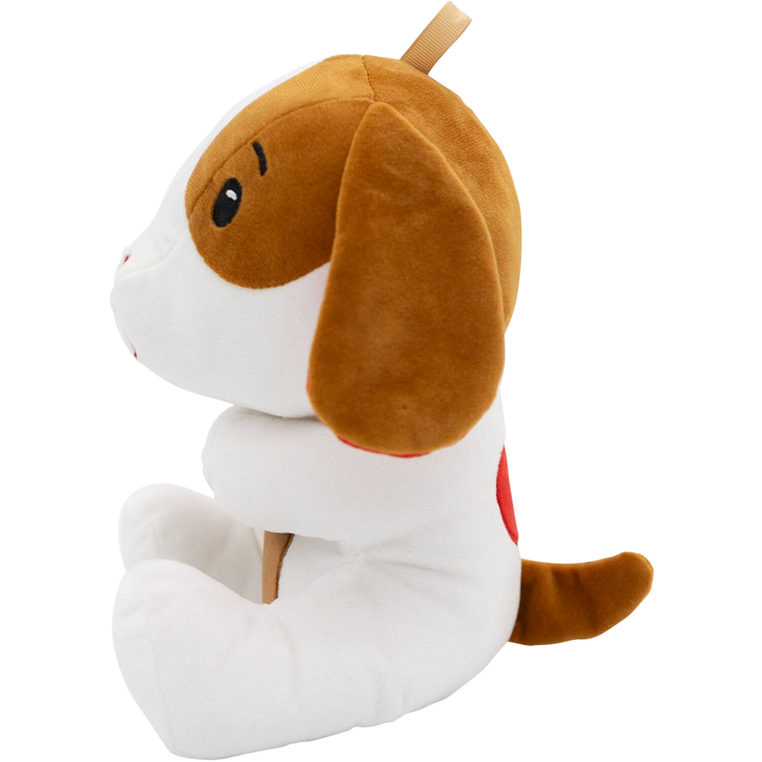 2-in-1 plush toy balloon weight dog with loop, 21cm, 170g