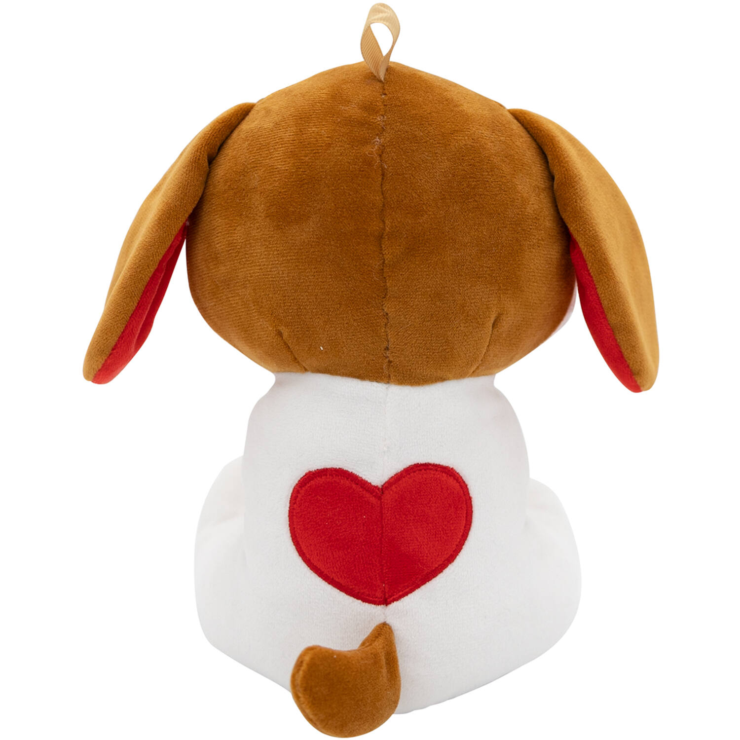 2-in-1 plush toy balloon weight dog with loop, 21cm, 170g