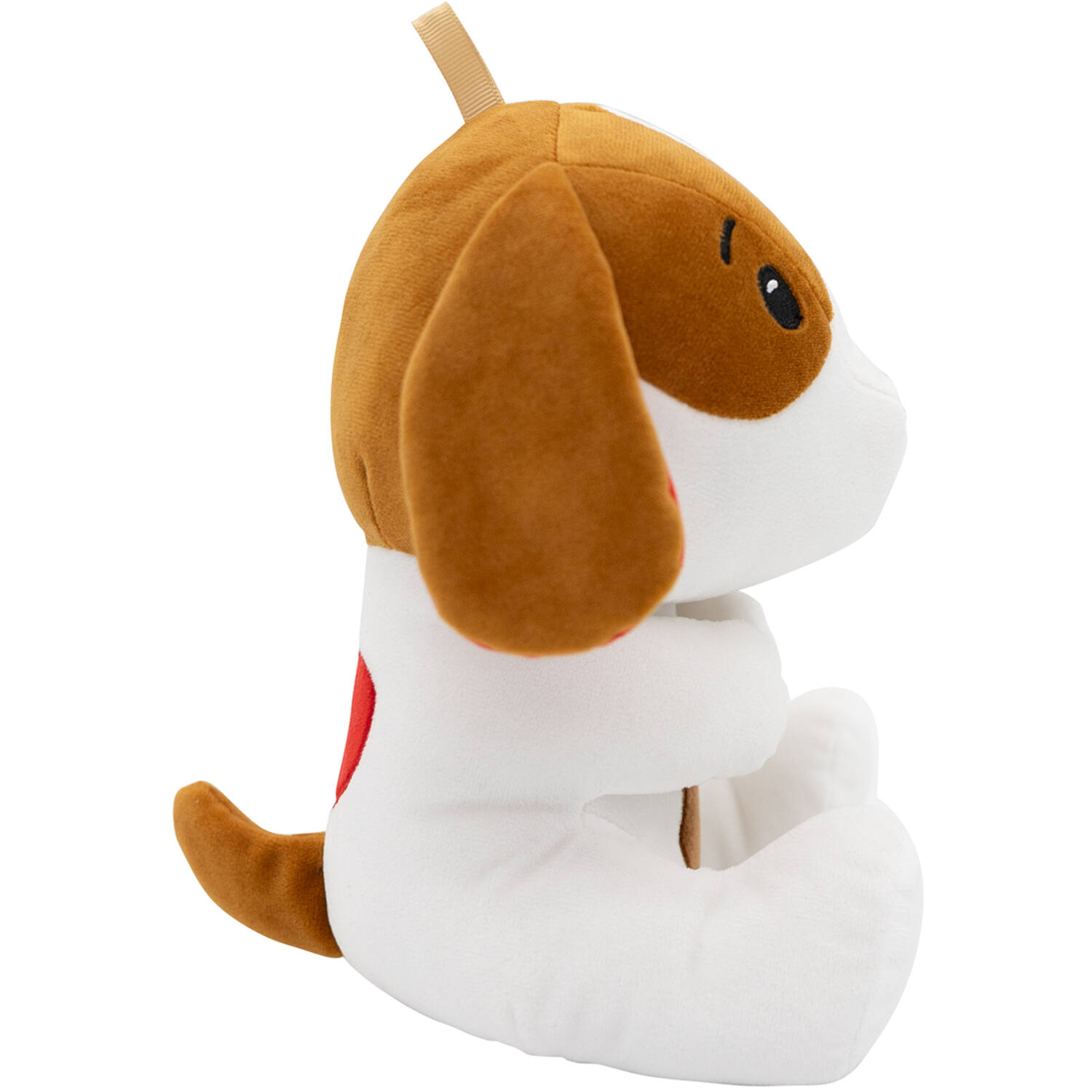 2-in-1 plush toy balloon weight dog with loop, 21cm, 170g