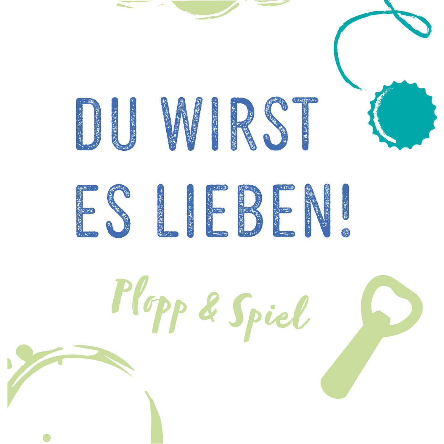 12 Flip napkins "Bierrunde" 33x33cm, double-sided printed