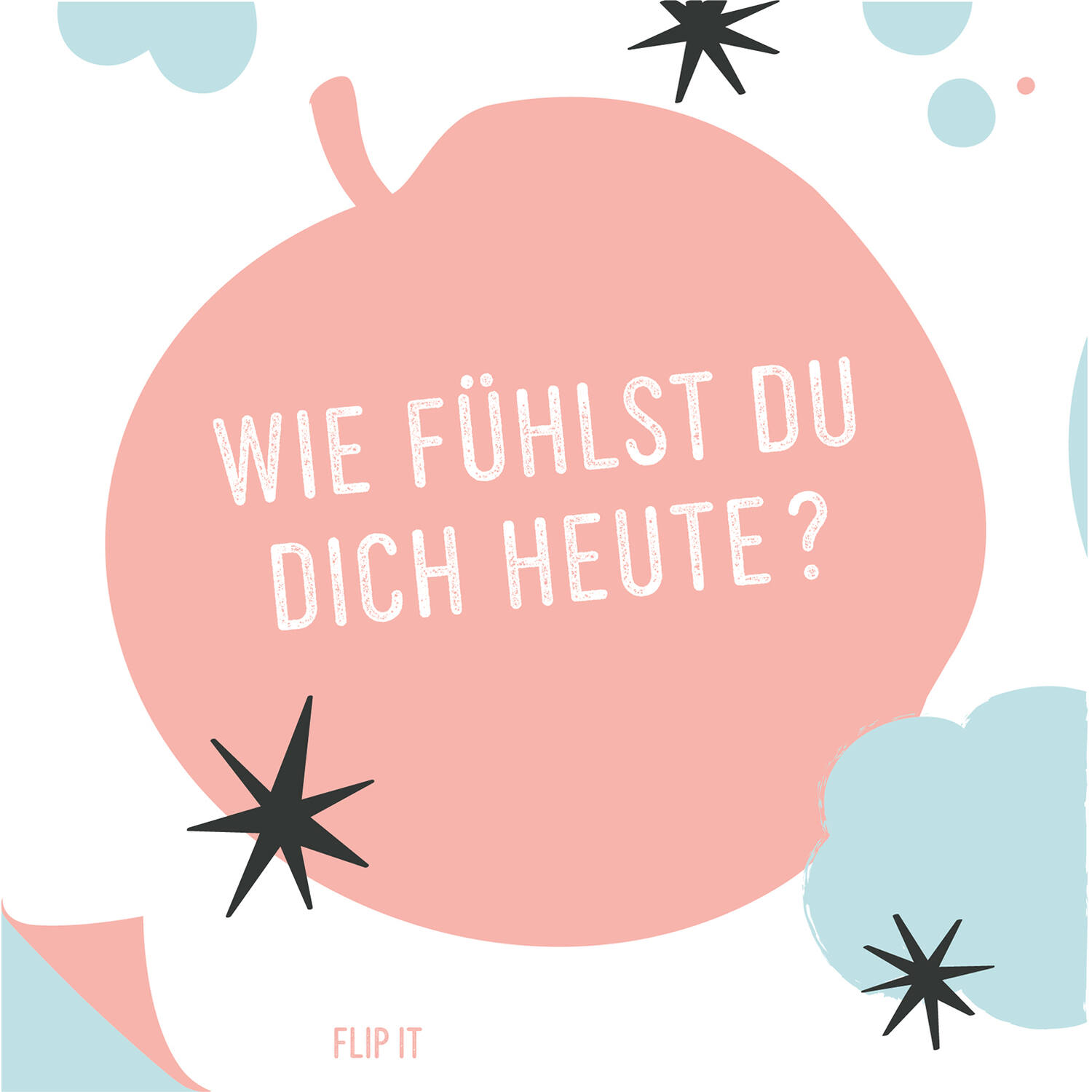 12 Flip napkins "Abend mit Freunden" 33x33cm, double-sided printed