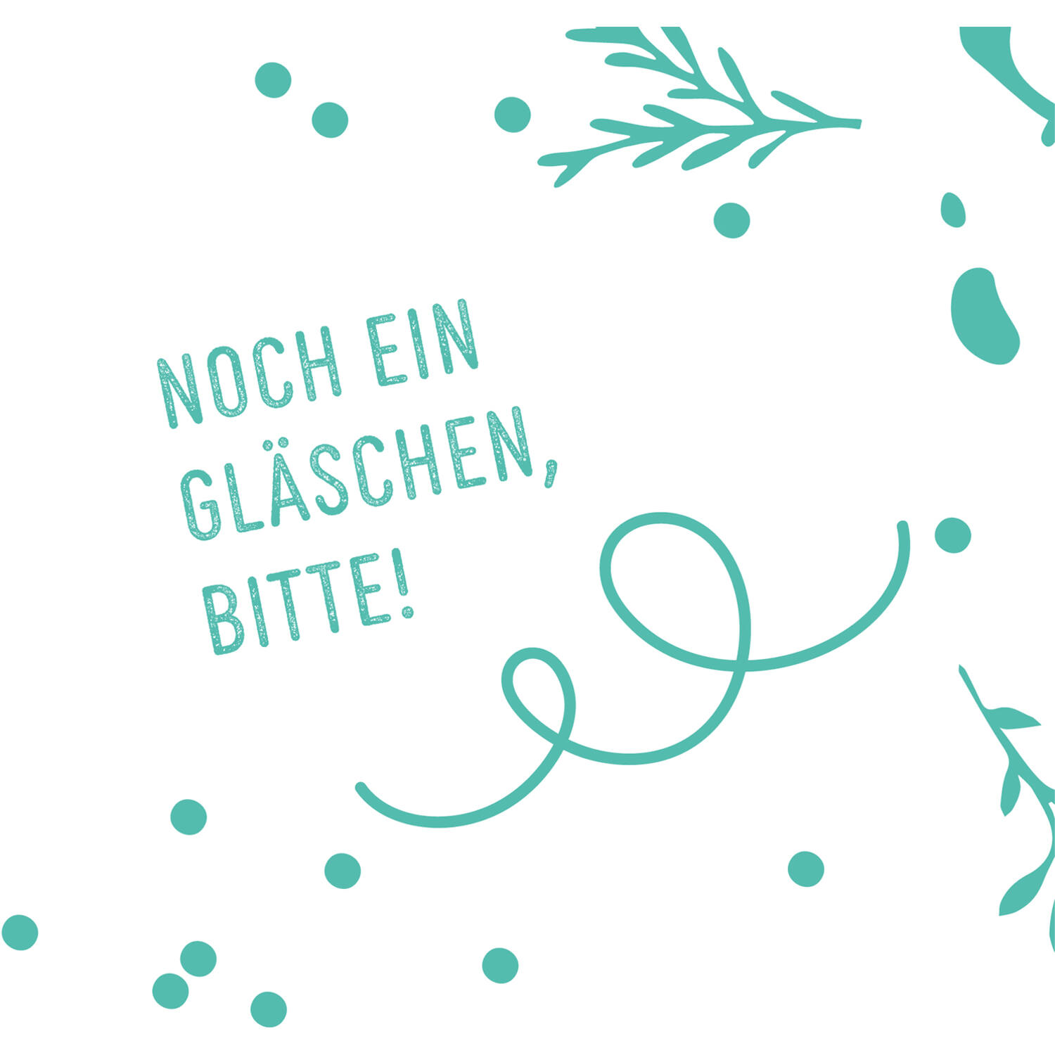 12 Flip napkins "Weinabend" 33x33cm, double-sided printed