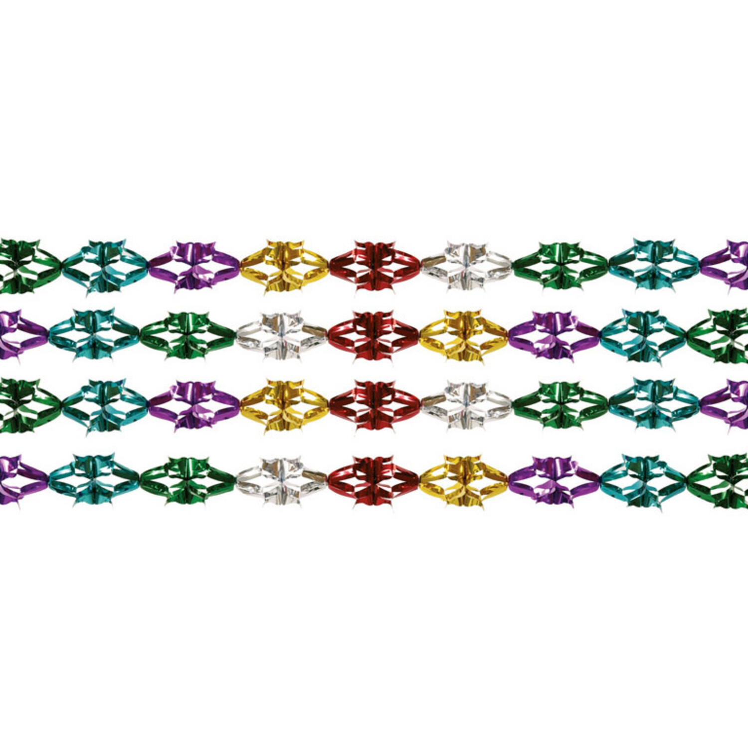 2 Garlands Mini Foil 250 cm