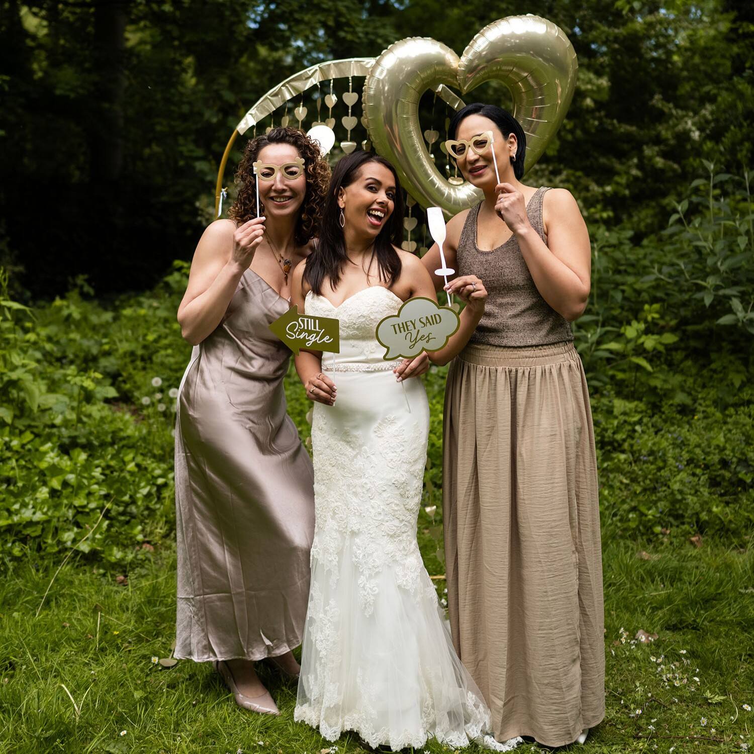 Photobooth Set - Wedding - 14 pieces