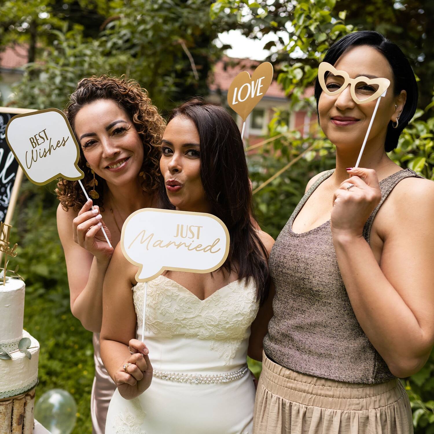 Photobooth Set - Wedding - 14 pieces