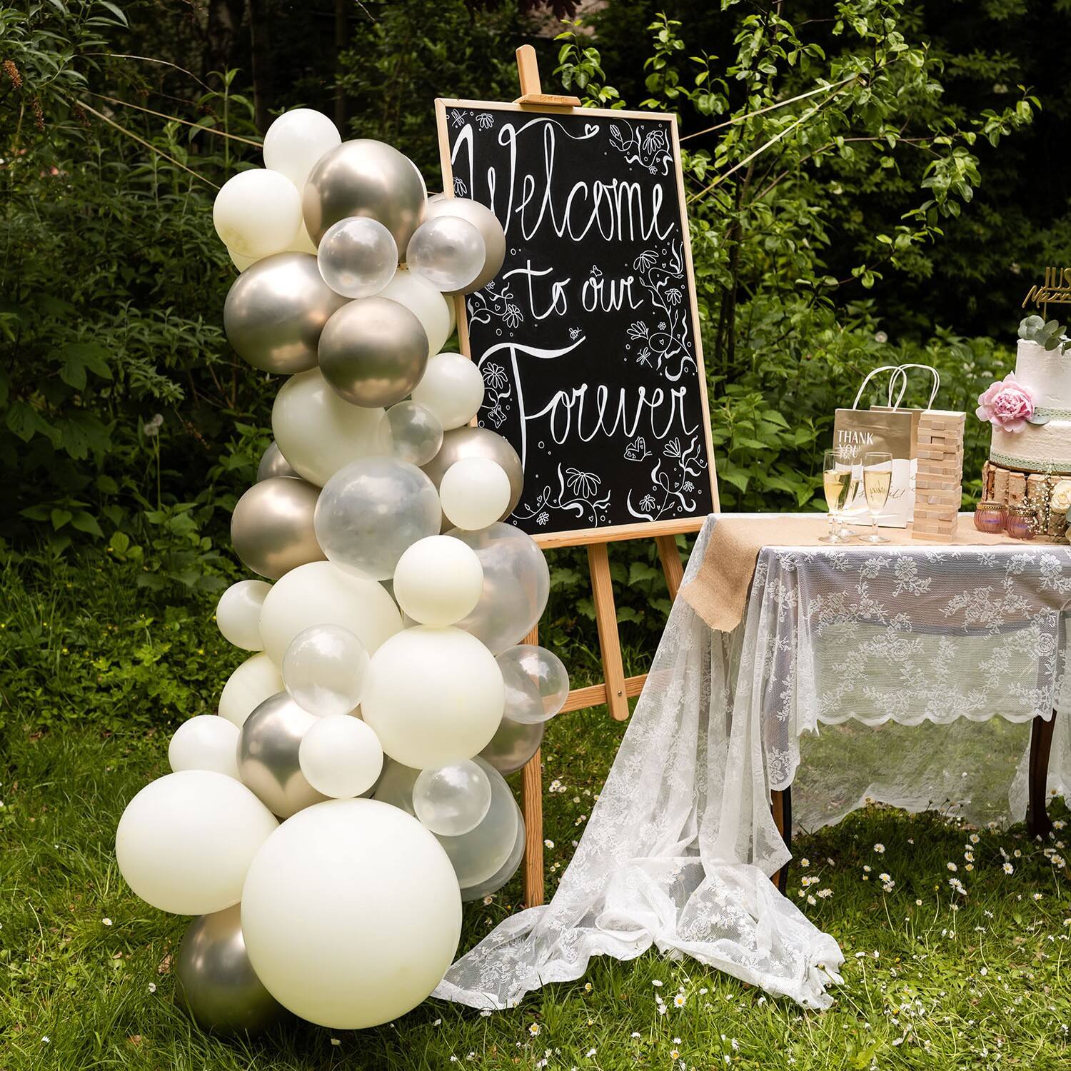 Balloon Garland - Wedding - 66 pieces
