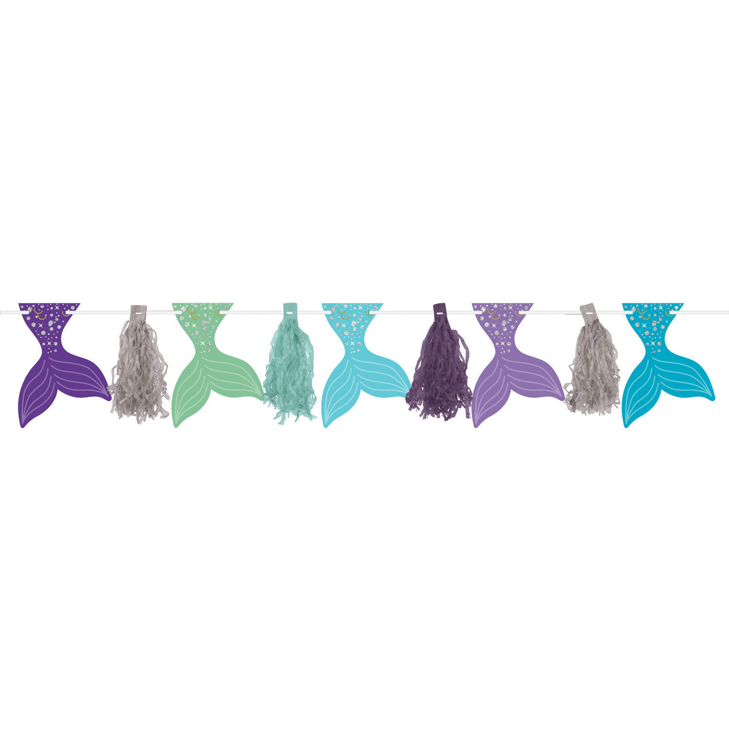 Pennant Banner Mermaid Wishes Paper 304cm