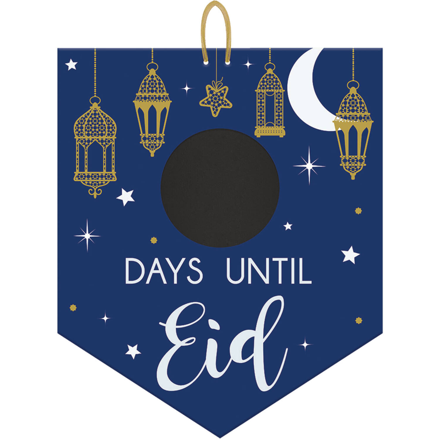Chalkboard Sign Eid MDF 38.1 x 31.7 cm