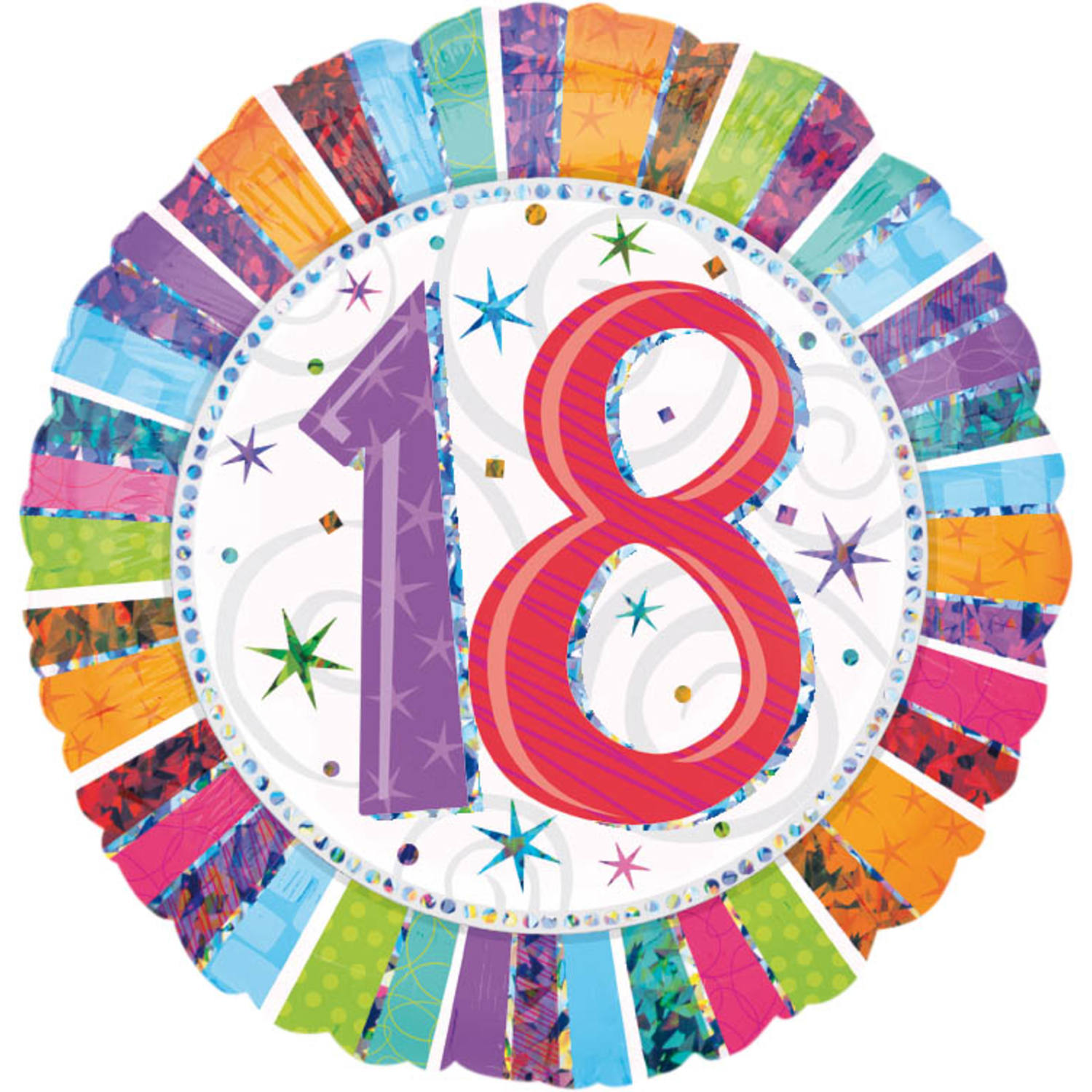 18th Birthday Helium Foil Balloon - 46 cm 