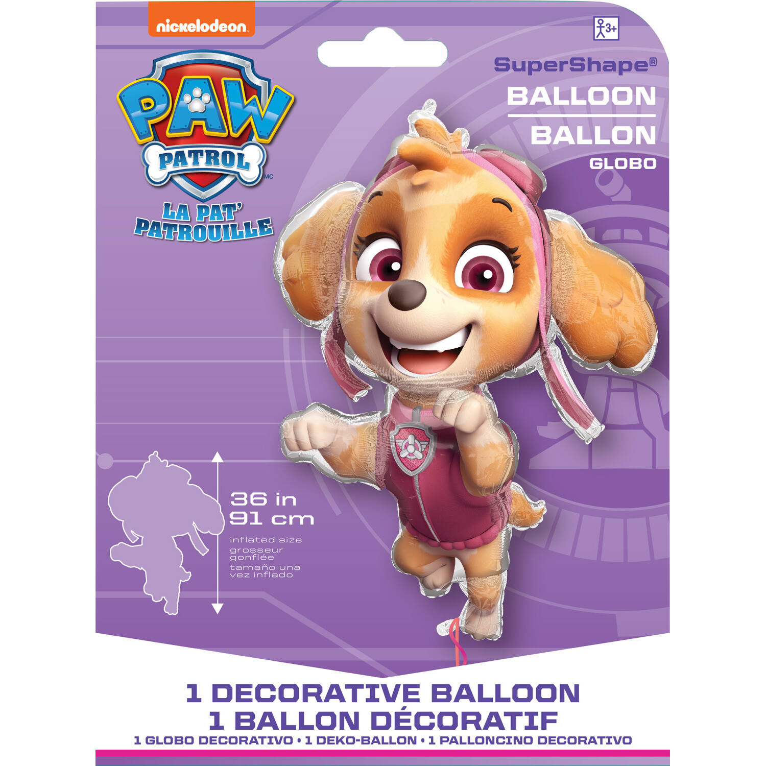 Shape Paw Patrol Skye 91x61cm