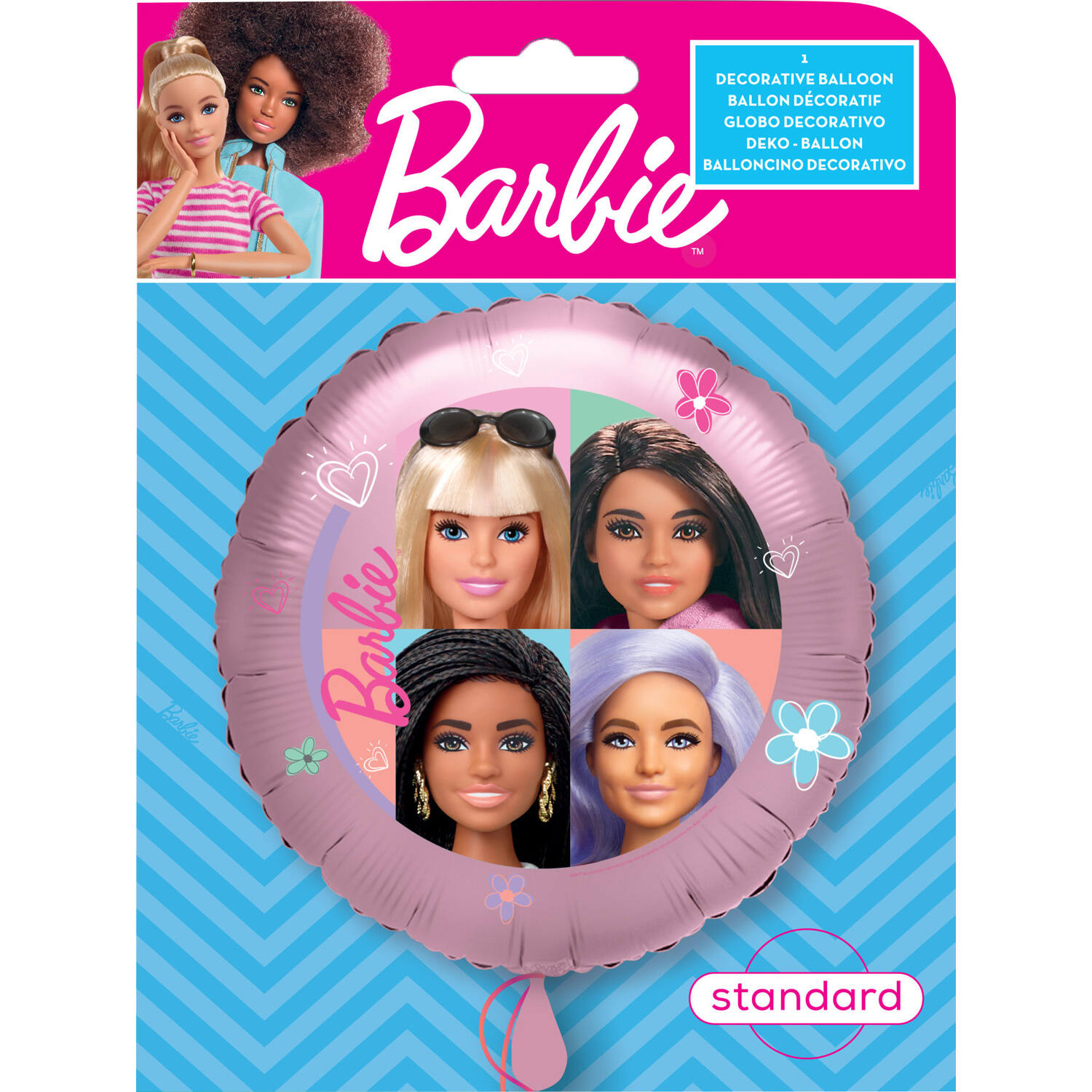 Foil Balloon - Barbie Sweet Life - 45 cm