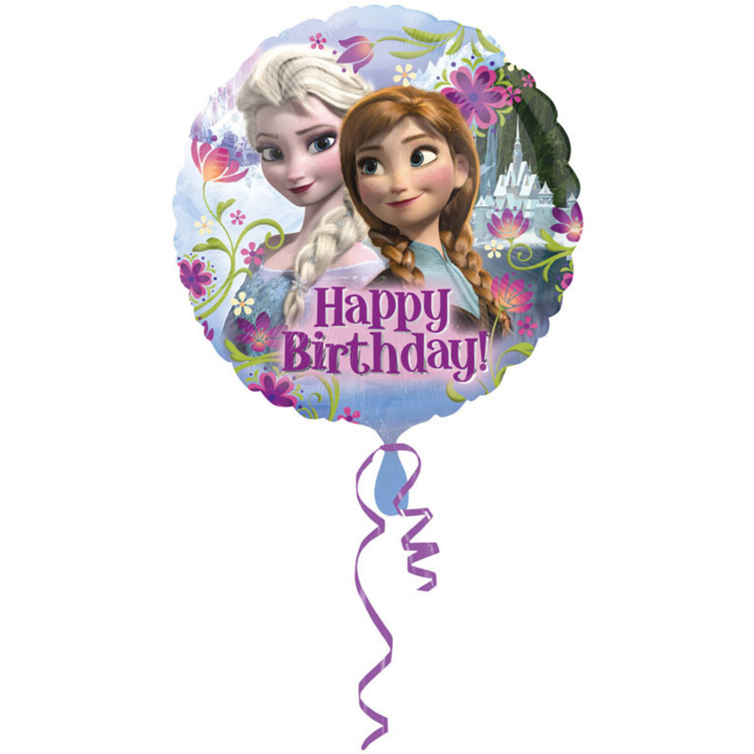 Foil Balloon - Frozen - Happy Birthday - 45 cm