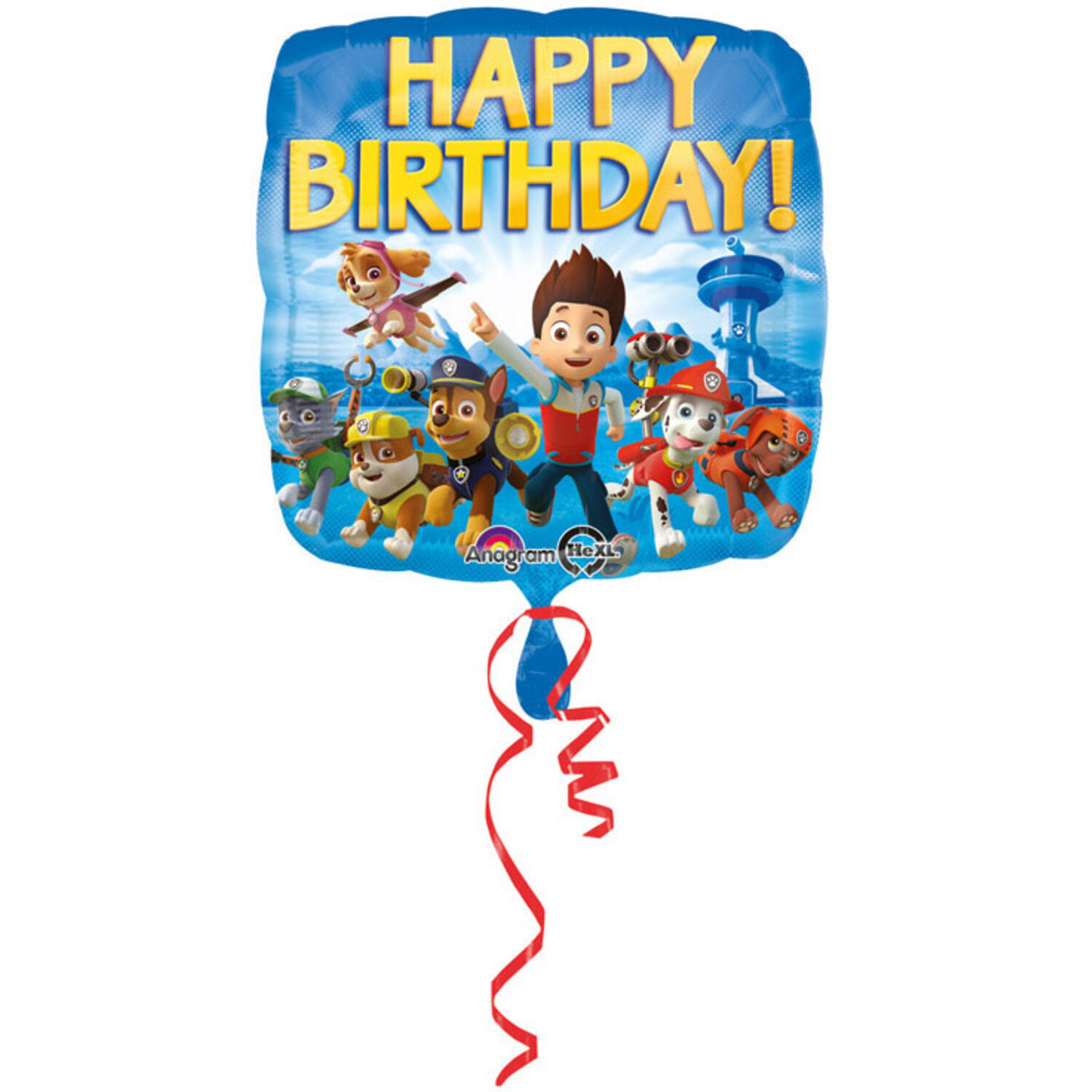 Foil Balloon - Paw Patrol - Happy Birthday - 45 cm