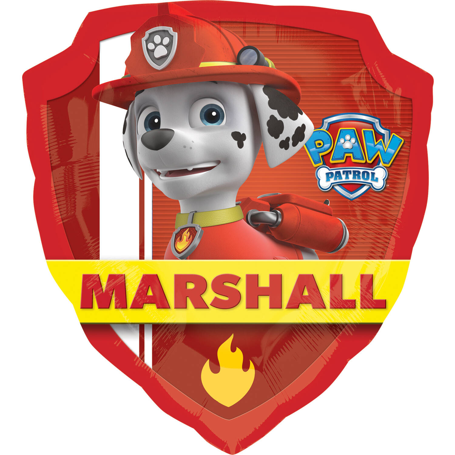 Foil Balloon - Shape - Paw Patrol Shield - "CHASE" - 63 x 68 cm