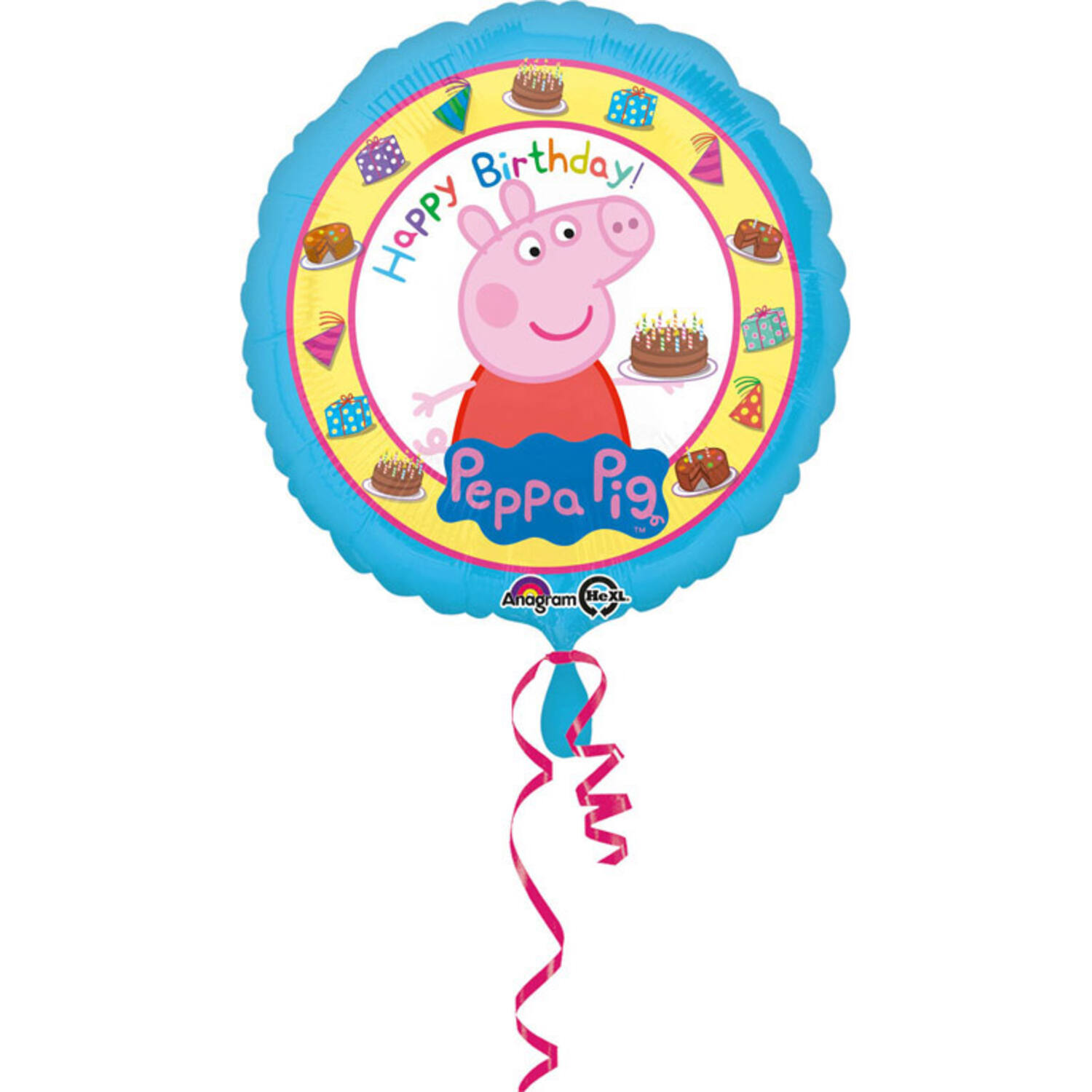 18in/45cm Peppa Pig Happy Birthday