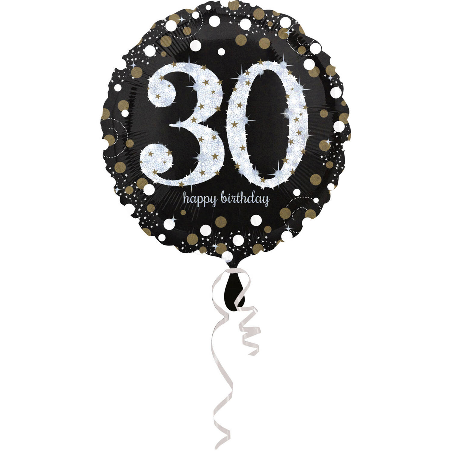 18in/45cm Holo Sparkling Birthday 30