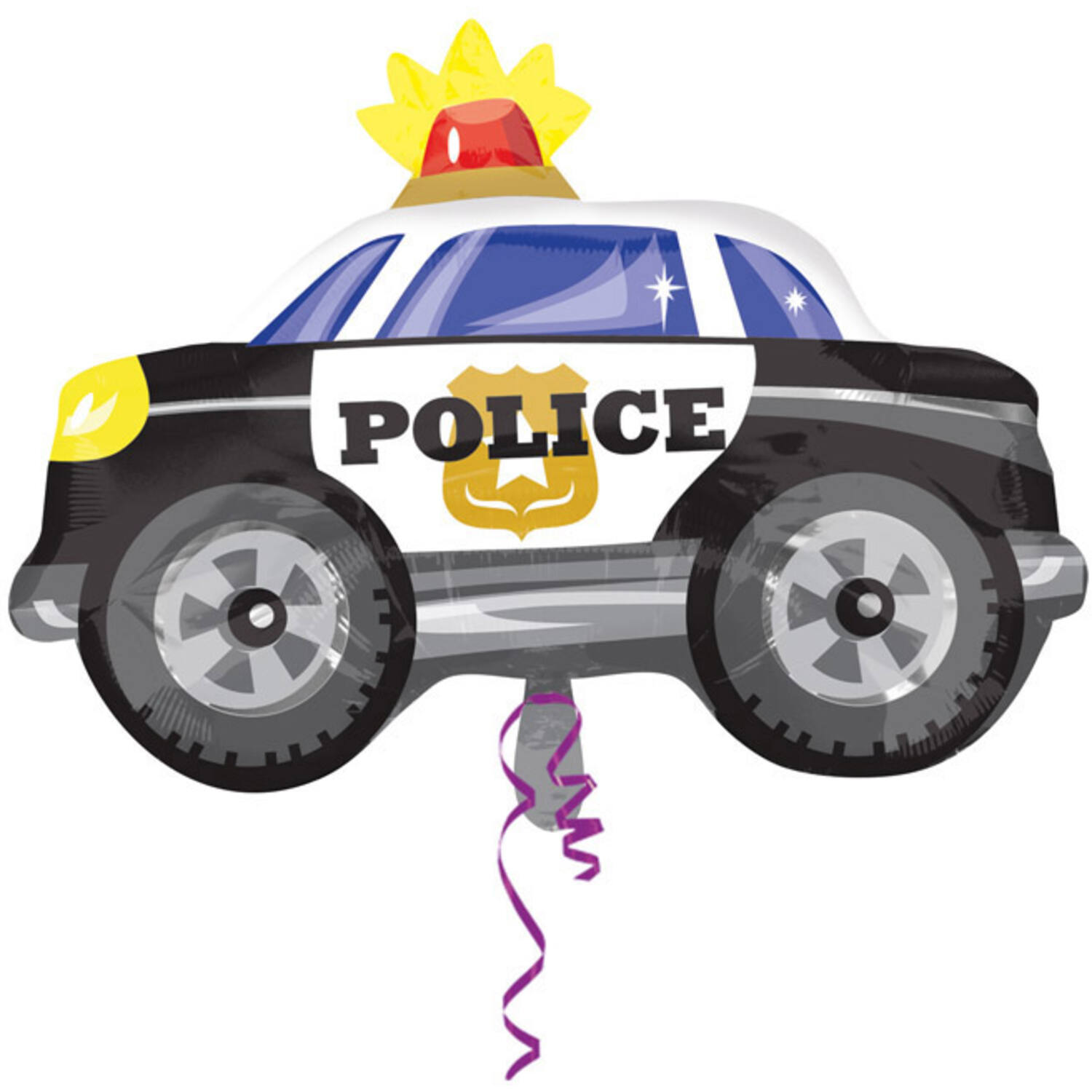 Jr Shape Police Car 60x45cm