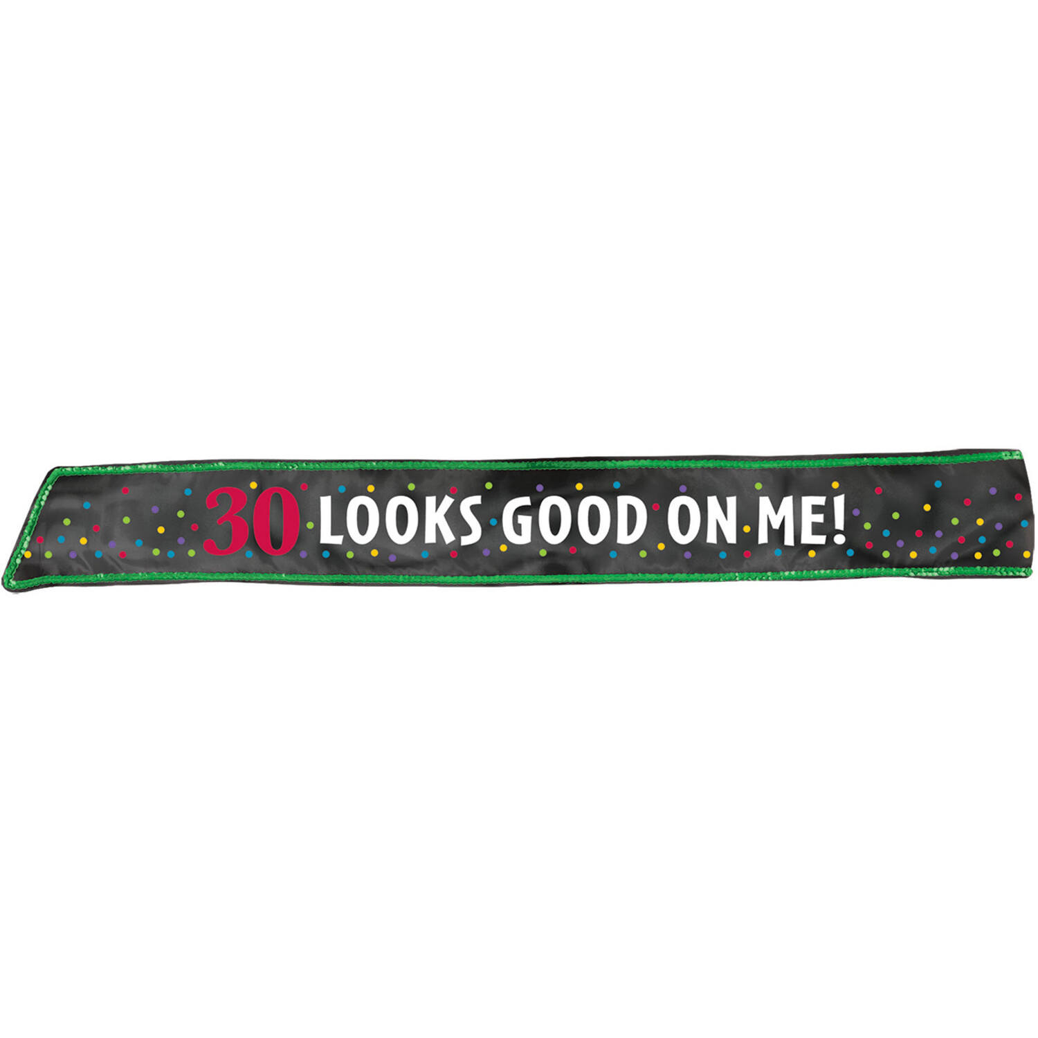 Sash 30th Birthday Fabric / Plastic 152.4 x 7.6 cm
