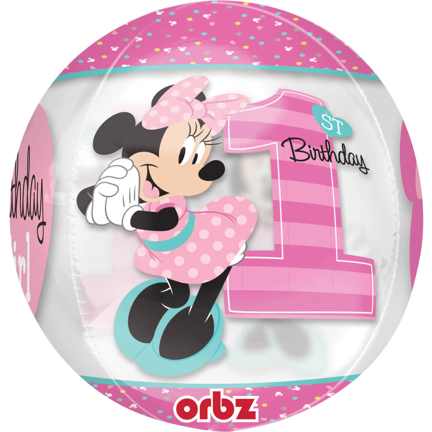 Orbz Minnie 1st Birthday