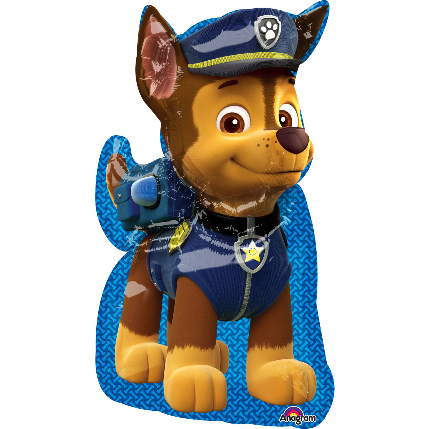 Foil Balloon - Shape - Paw Patrol - Chase - 58 x 78 cm