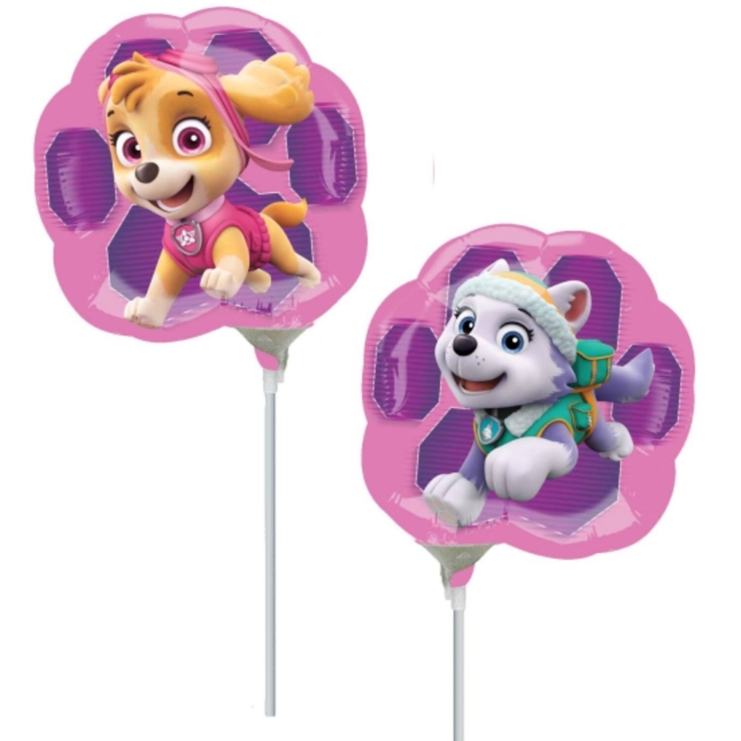 Foil Balloon - Mini Shape - Paw Patrol Skye & Everest - 23 cm