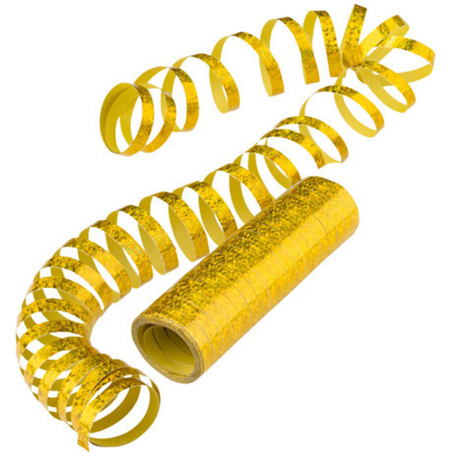 Streamer Holographic Gold Paper 0.7 x 400 cm