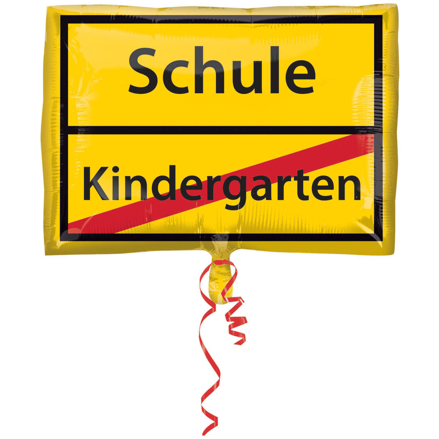 Foil Balloon - Shape - Rectangle - First Day of School - 43 x 30 cm