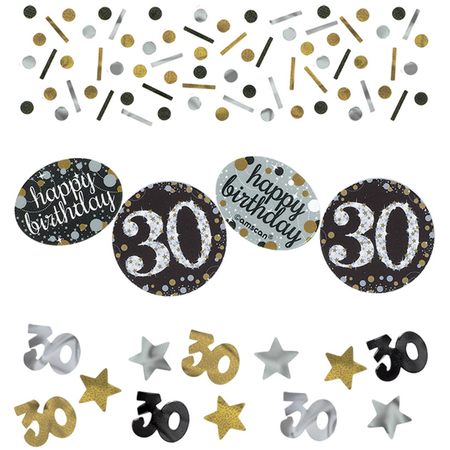 Confetti 30 Sparkling Celebration Gold Foil / Paper 34 g