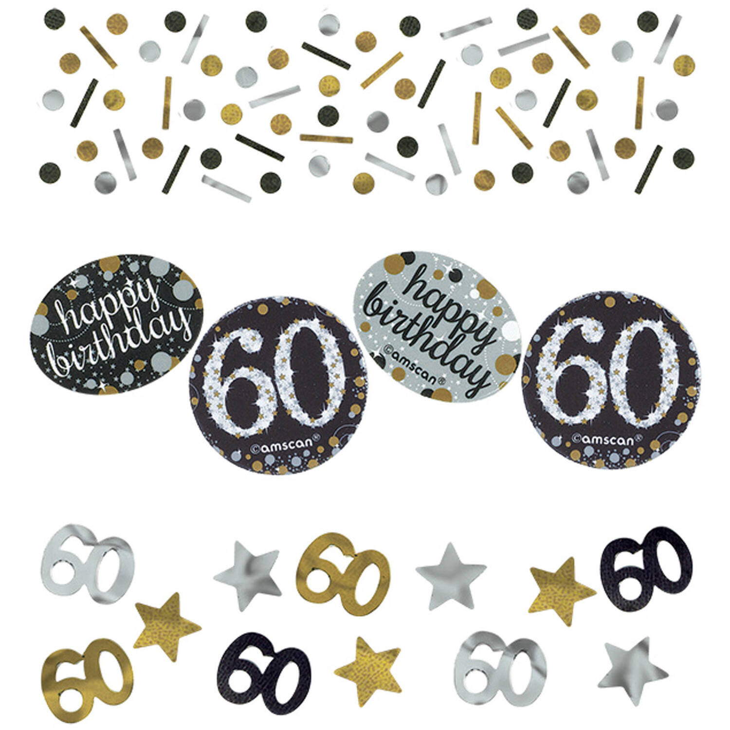 Confetti 60 Sparkling Celebration Gold Foil / Paper 34 g