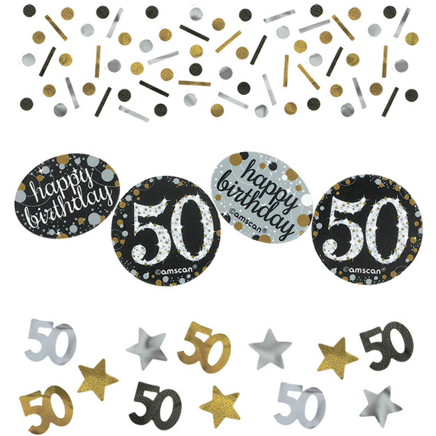 Confetti 50 Sparkling Celebration Gold Foil / Paper 34 g