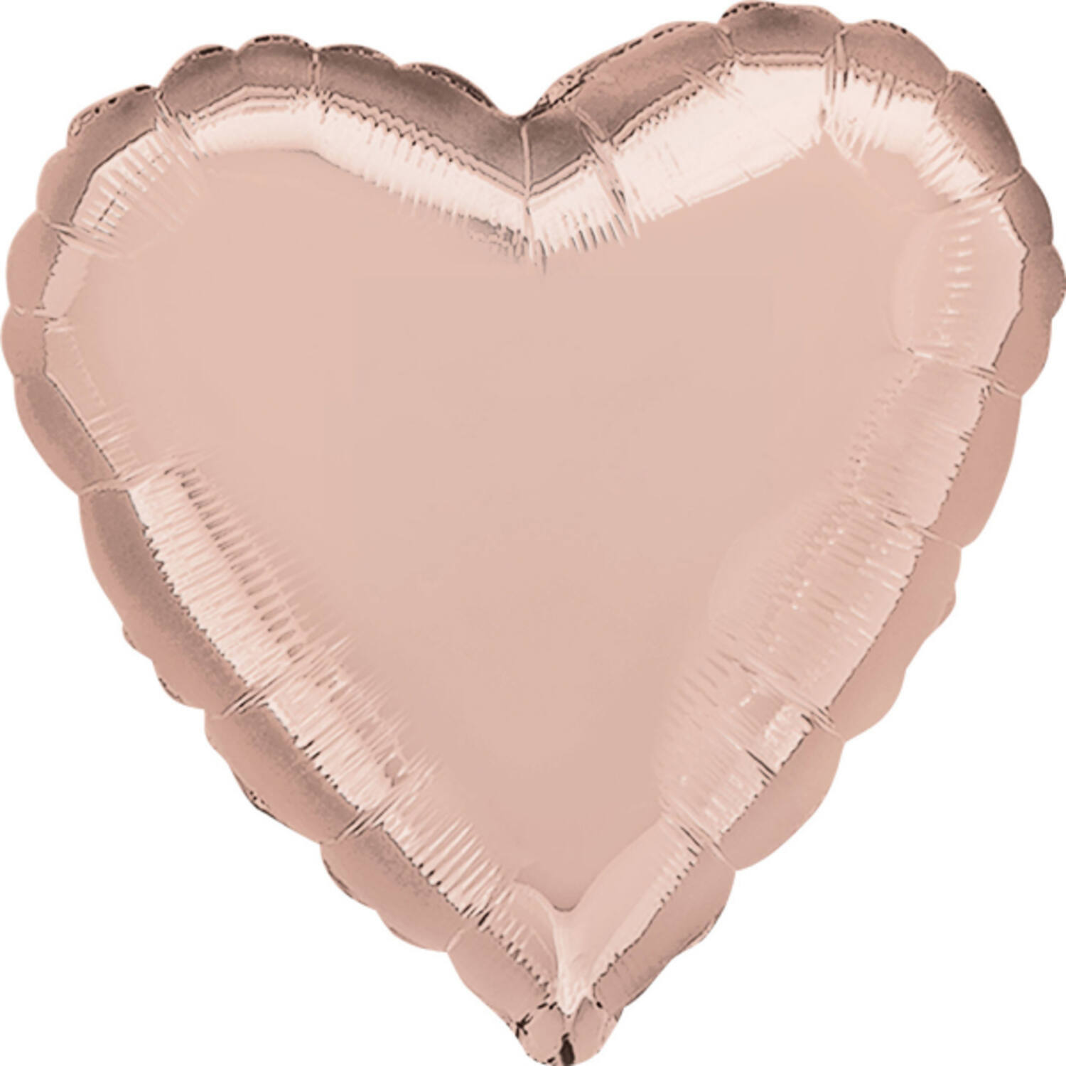 Foil Balloon - Shape - Heart - Rose Gold - Decorator - 45 cm