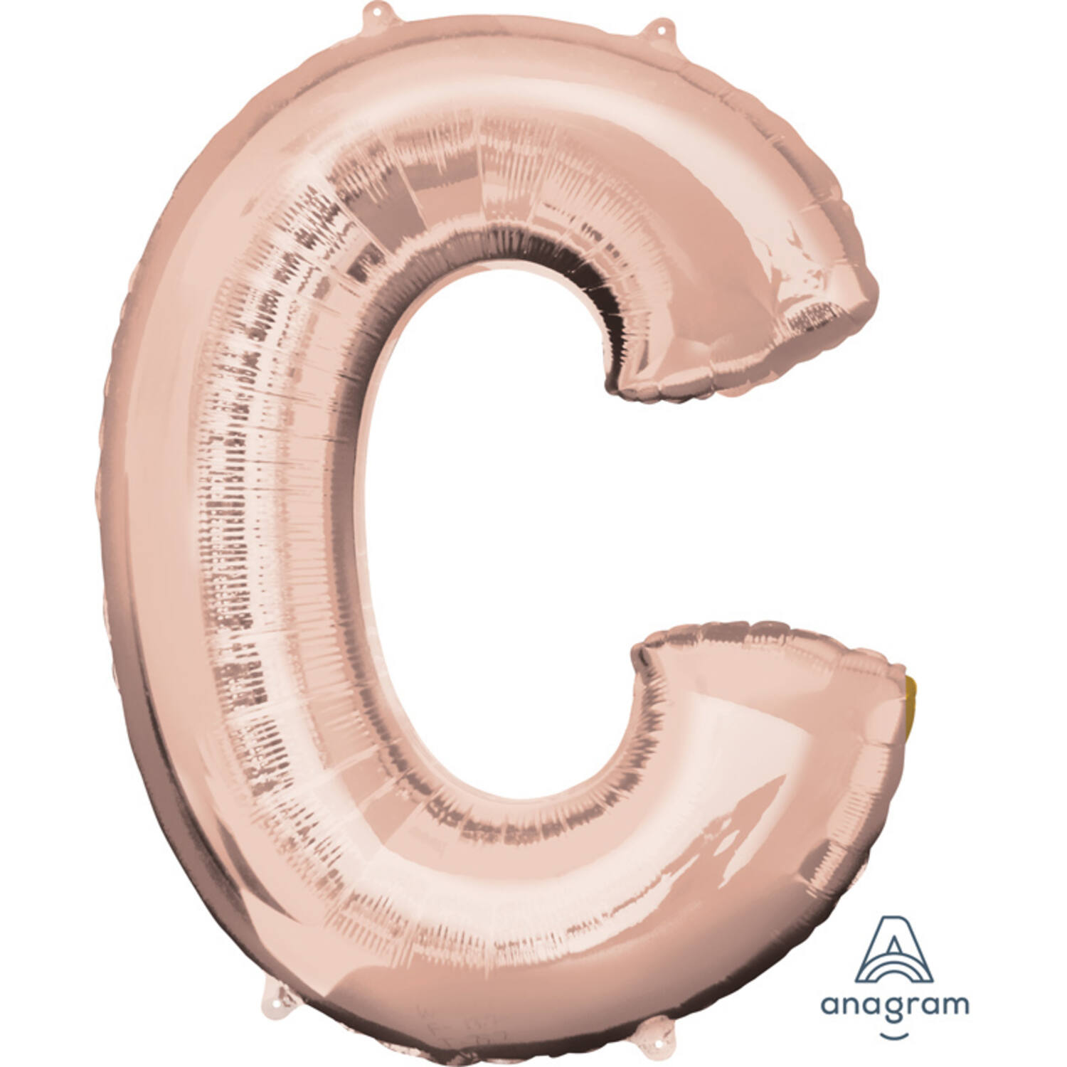 SuperShape Letter C Rose Gold Foil