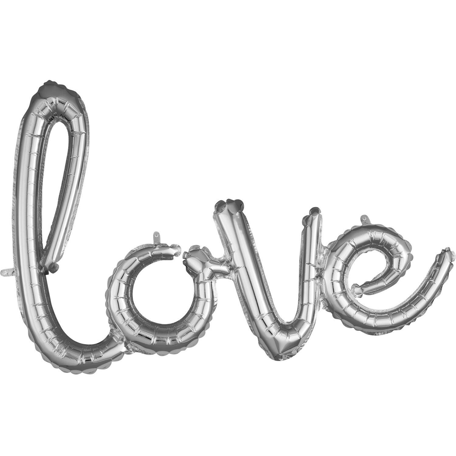 Script Phrase Phrase Love Foil Ball