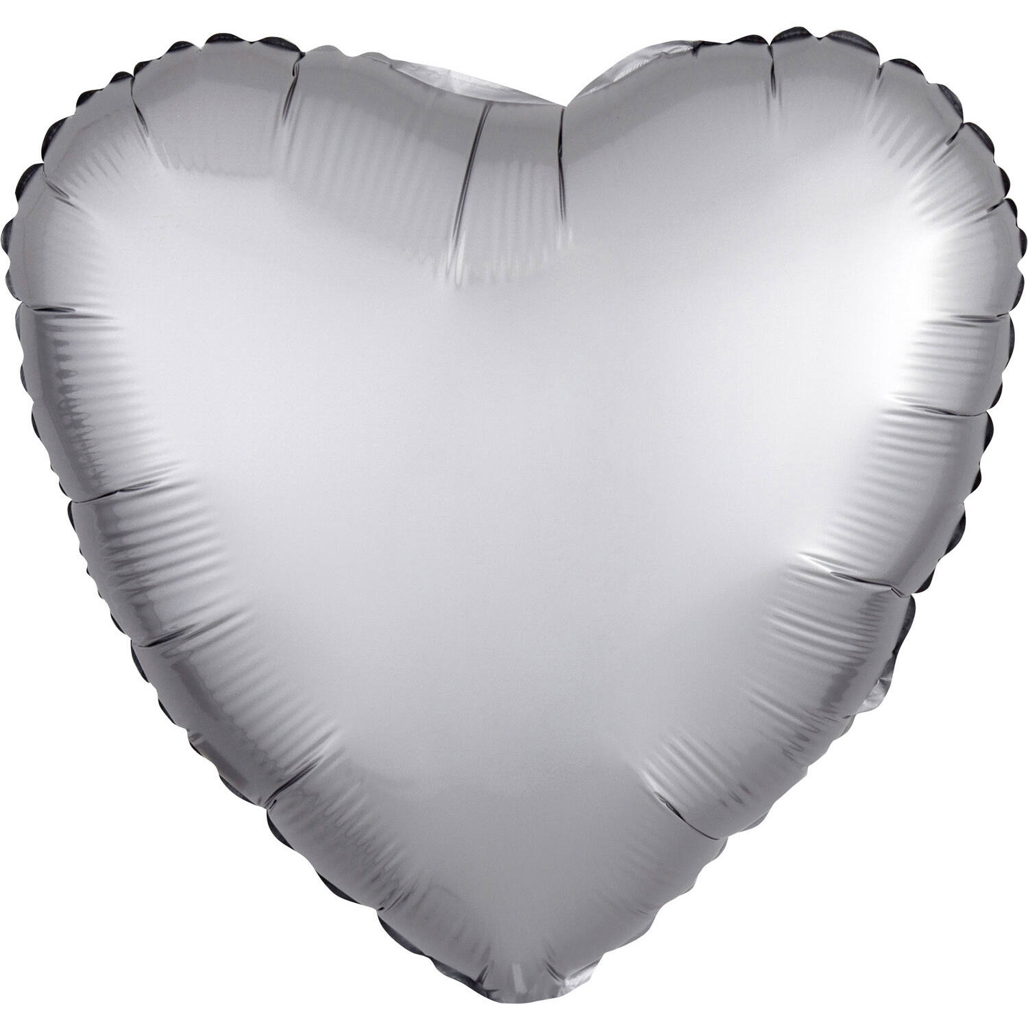 Foil Balloon - Shape - Heart - Satin Luxe Platinum - 45 cm