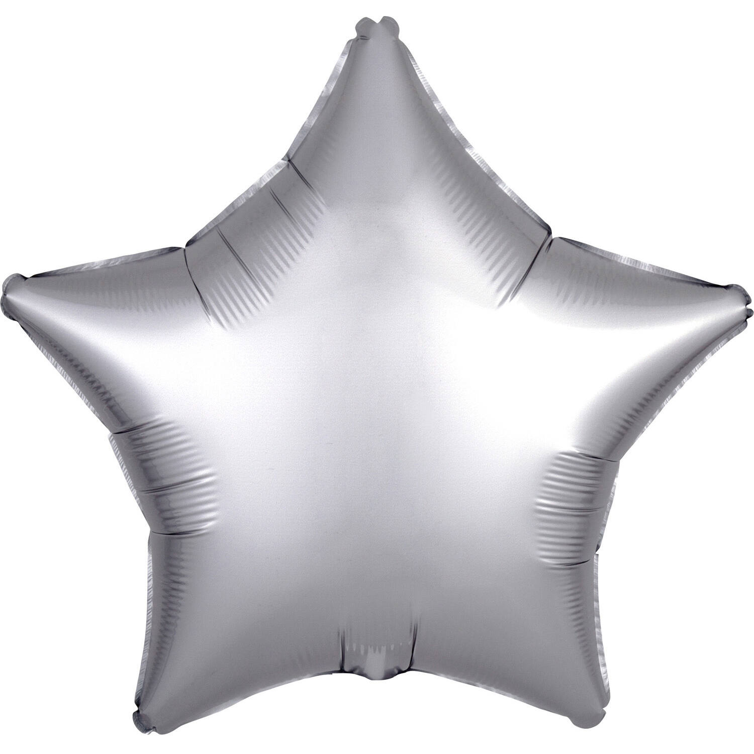 Foil Balloon - Shape - Star - Satin Luxe Platinum - 45 cm