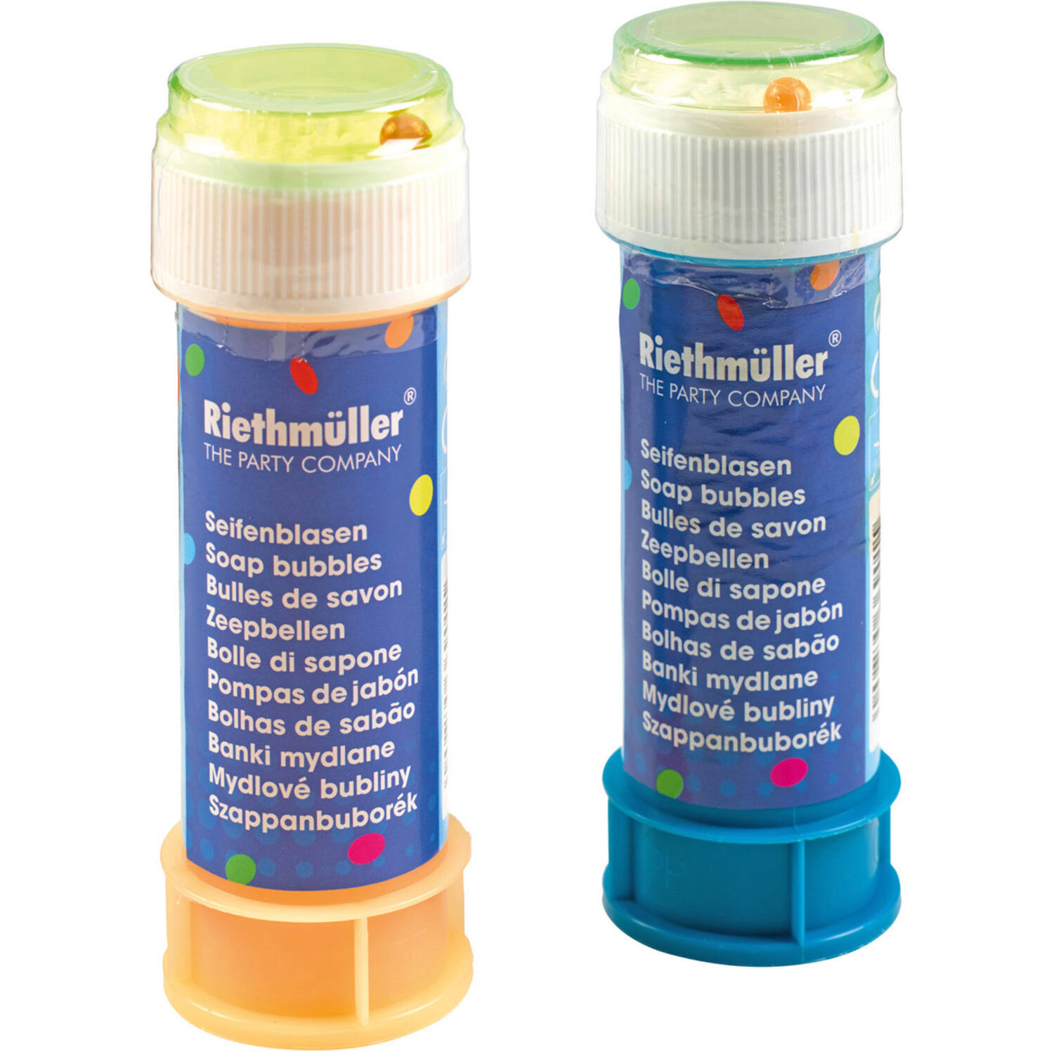 2 Soap Bubble Tubes Plastic 60 ml