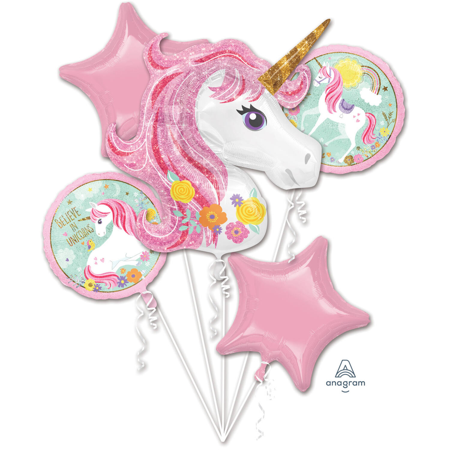 Bouquet Magical Unicorn Foil Balloo
