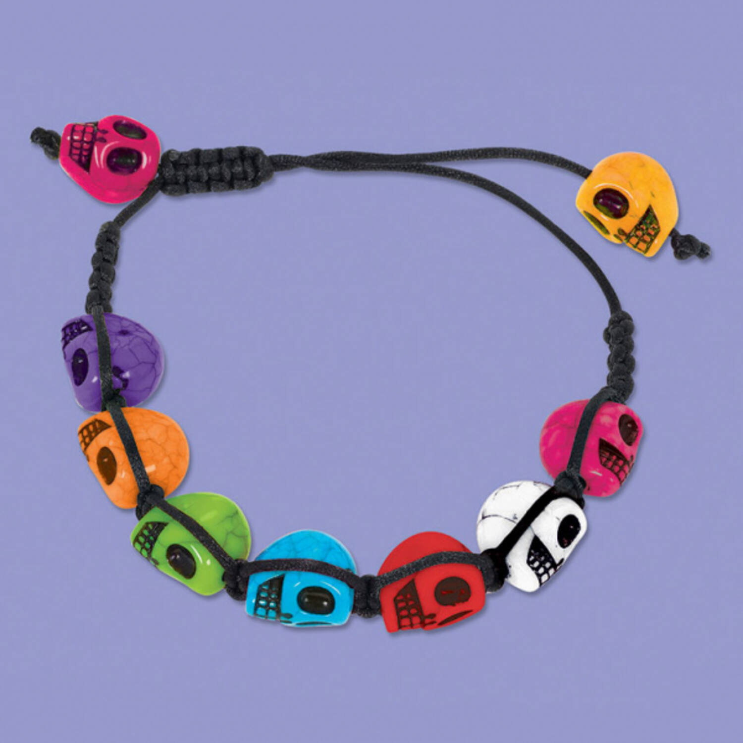 Costume Accessory Bracelet Skull Day of the Dead One Size