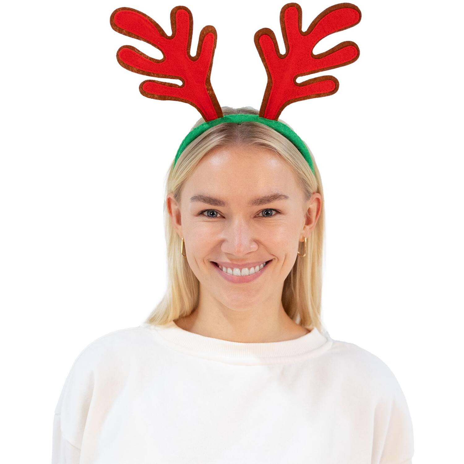Headband Antler Felt 30 cm One Size